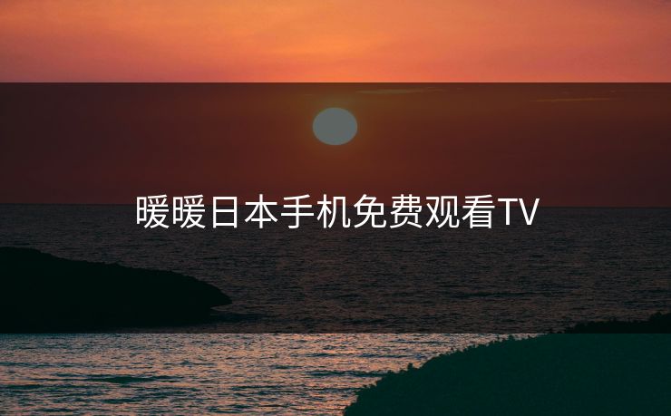 暖暖日本手机免费观看TV 暖暖日本手机免费观看TV